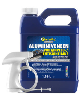 Alumiiniveneen pohjanpesu-/entisöintiaine